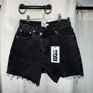 Black Denim Shorts - Princess Polly Xena Denim shorts, Size 0
